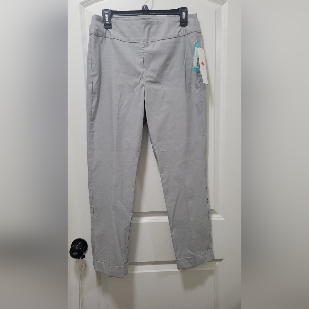 Tribal Light Gray High Rise Trousers